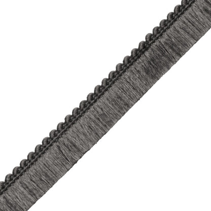 Saisons Brush Fringe Trim by Samuel & Sons in Charcoal