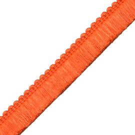 Saisons Brush Fringe Trim by Samuel & Sons in Clementine