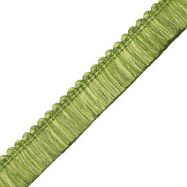 Saisons Brush Fringe Trim by Samuel & Sons in Leaf
