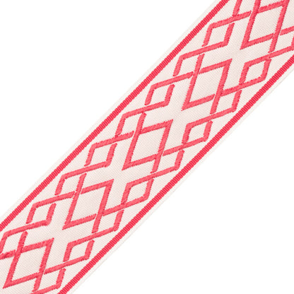 Saisons Interlink Border Trim by Samuel & Sons in Azalea