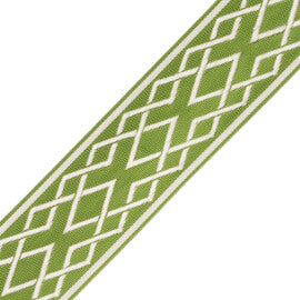 Saisons Interlink Border Trim by Samuel & Sons in Lime
