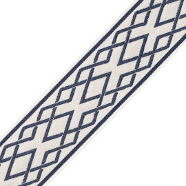 Saisons Interlink Border Trim by Samuel & Sons in Polo