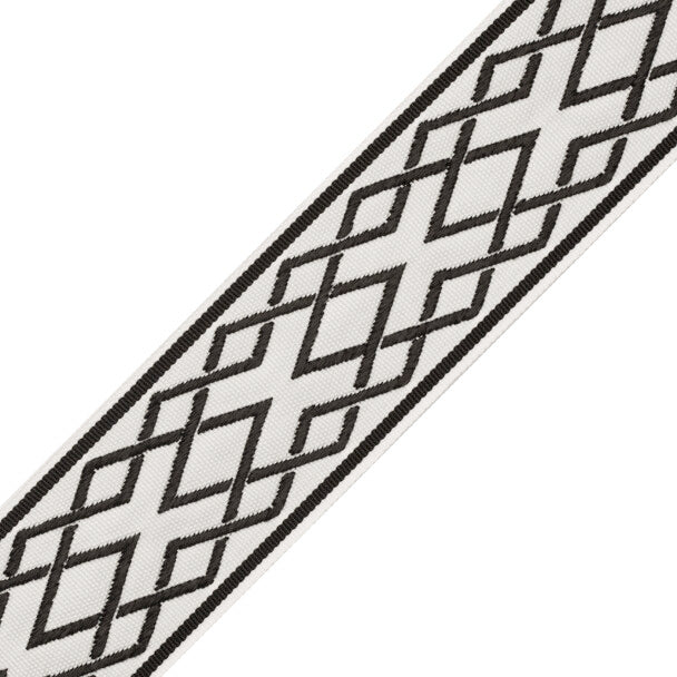 Saisons Interlink Border Trim by Samuel & Sons in Jet