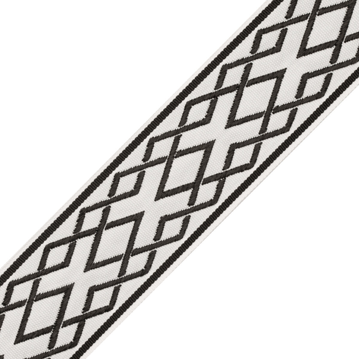 Saisons Interlink Border Trim by Samuel & Sons in Jet