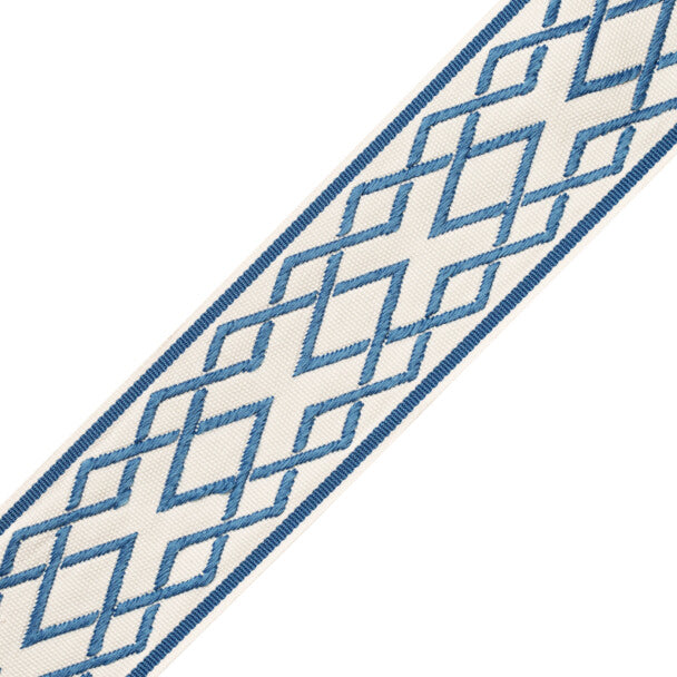 Saisons Interlink Border Trim by Samuel & Sons in Marine