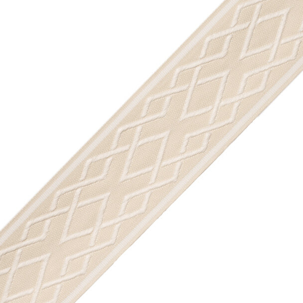 Saisons Interlink Border Trim by Samuel & Sons in Canvas