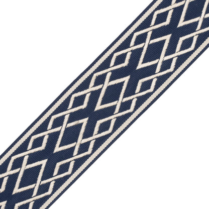 Saisons Interlink Border Trim by Samuel & Sons in Navy