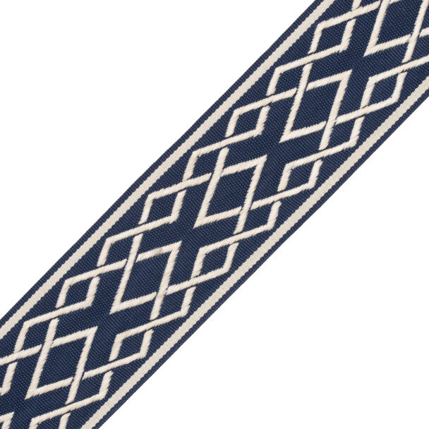 Saisons Interlink Border Trim by Samuel & Sons in Navy