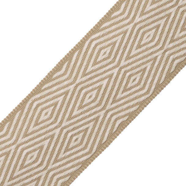 Saisons Diamond Border Trim by Samuel & Sons in Sand Dune