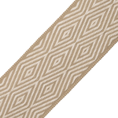 Saisons Diamond Border Trim by Samuel & Sons in Sand Dune