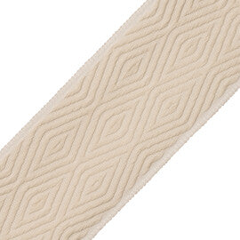 Saisons Diamond Border Trim by Samuel & Sons in Canvas