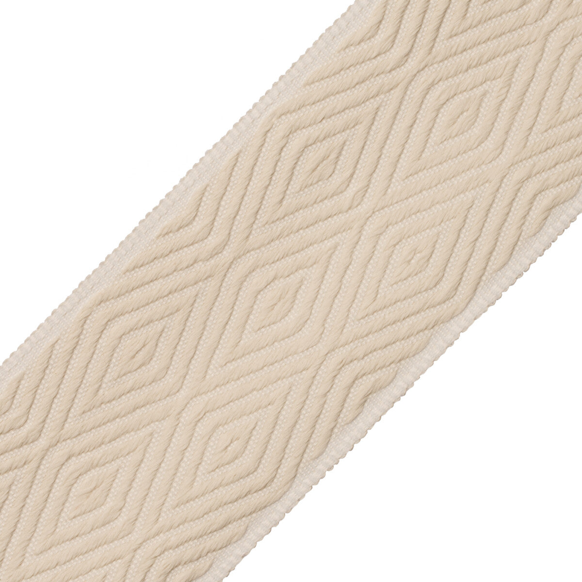 Saisons Diamond Border Trim by Samuel & Sons in Canvas