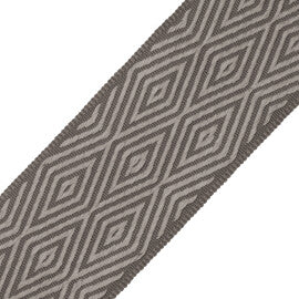 Saisons Diamond Border Trim by Samuel & Sons in Slate