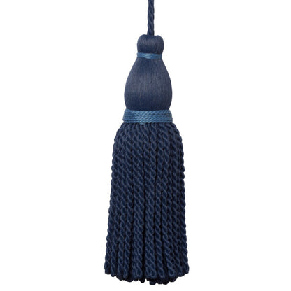 Saisons Key Tassel Trim by Samuel & Sons in Polo