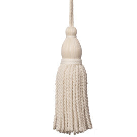 Saisons Key Tassel Trim by Samuel & Sons in Canvas