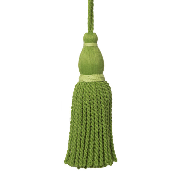 Saisons Key Tassel Trim by Samuel & Sons in Leaf