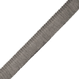 La Terre 1" Brush Fringe Trim by Samuel & Sons in Pebble