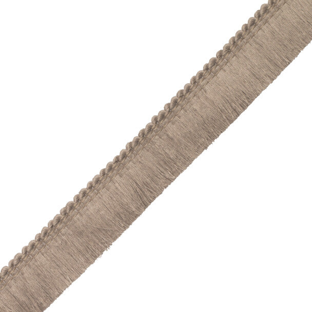 La Terre 1" Brush Fringe Trim by Samuel & Sons in Flax