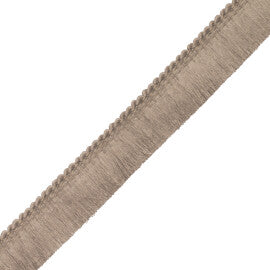 La Terre 1" Brush Fringe Trim by Samuel & Sons in Flax