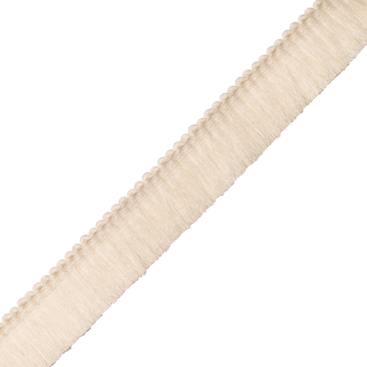 La Terre 1" Brush Fringe Trim by Samuel & Sons in Canvas
