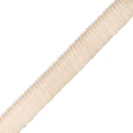 La Terre 1" Brush Fringe Trim by Samuel & Sons in Canvas