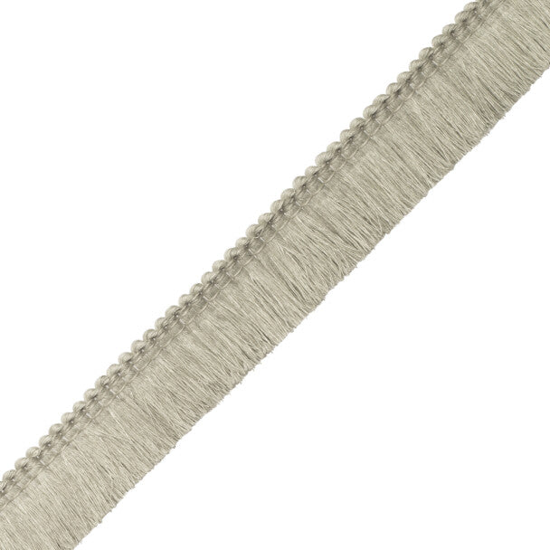 La Terre 1" Brush Fringe Trim by Samuel & Sons in Sea Mist