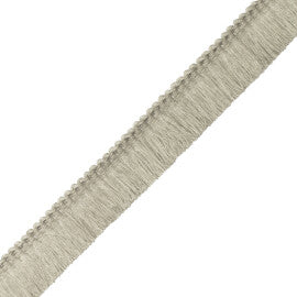 La Terre 1" Brush Fringe Trim by Samuel & Sons in Sea Mist
