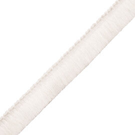 La Terre 1" Brush Fringe Trim by Samuel & Sons in Snow