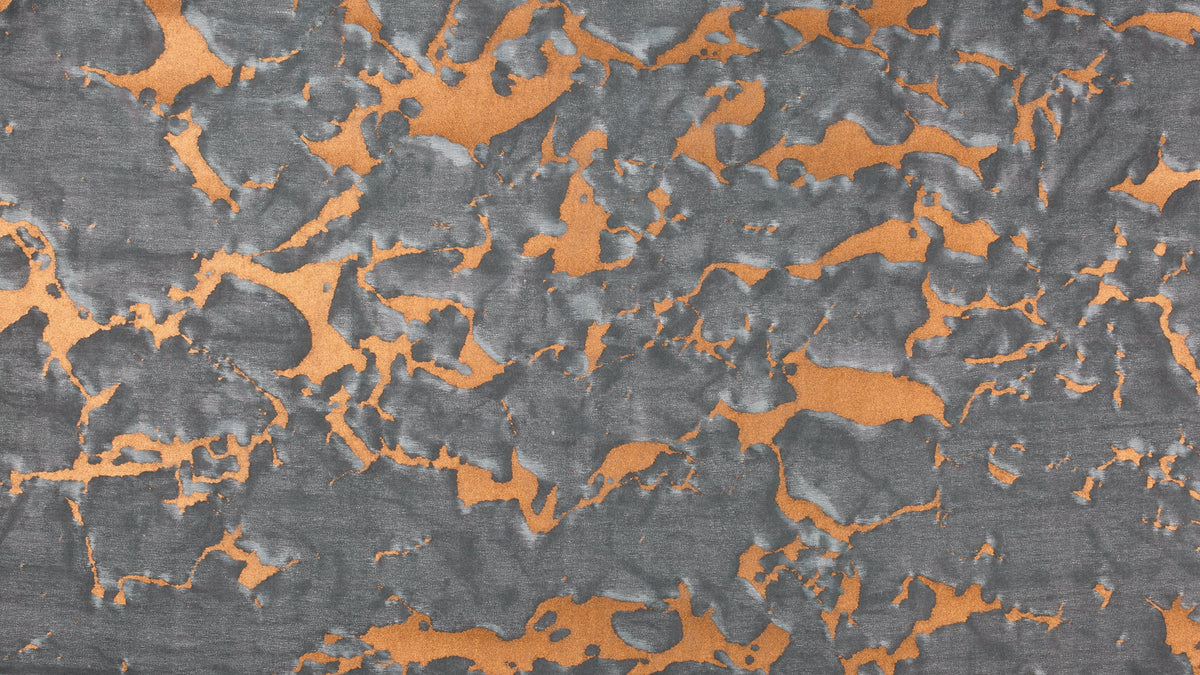 Marmo Black, grey & copper