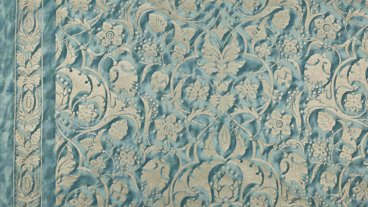 Persepolis Blue-green & silvery gold