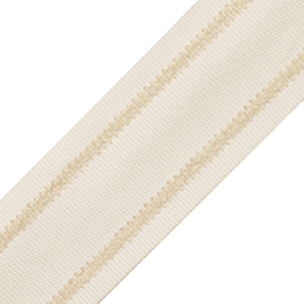 Nantucket Strie Border Trim by Samuel & Sons in Creme