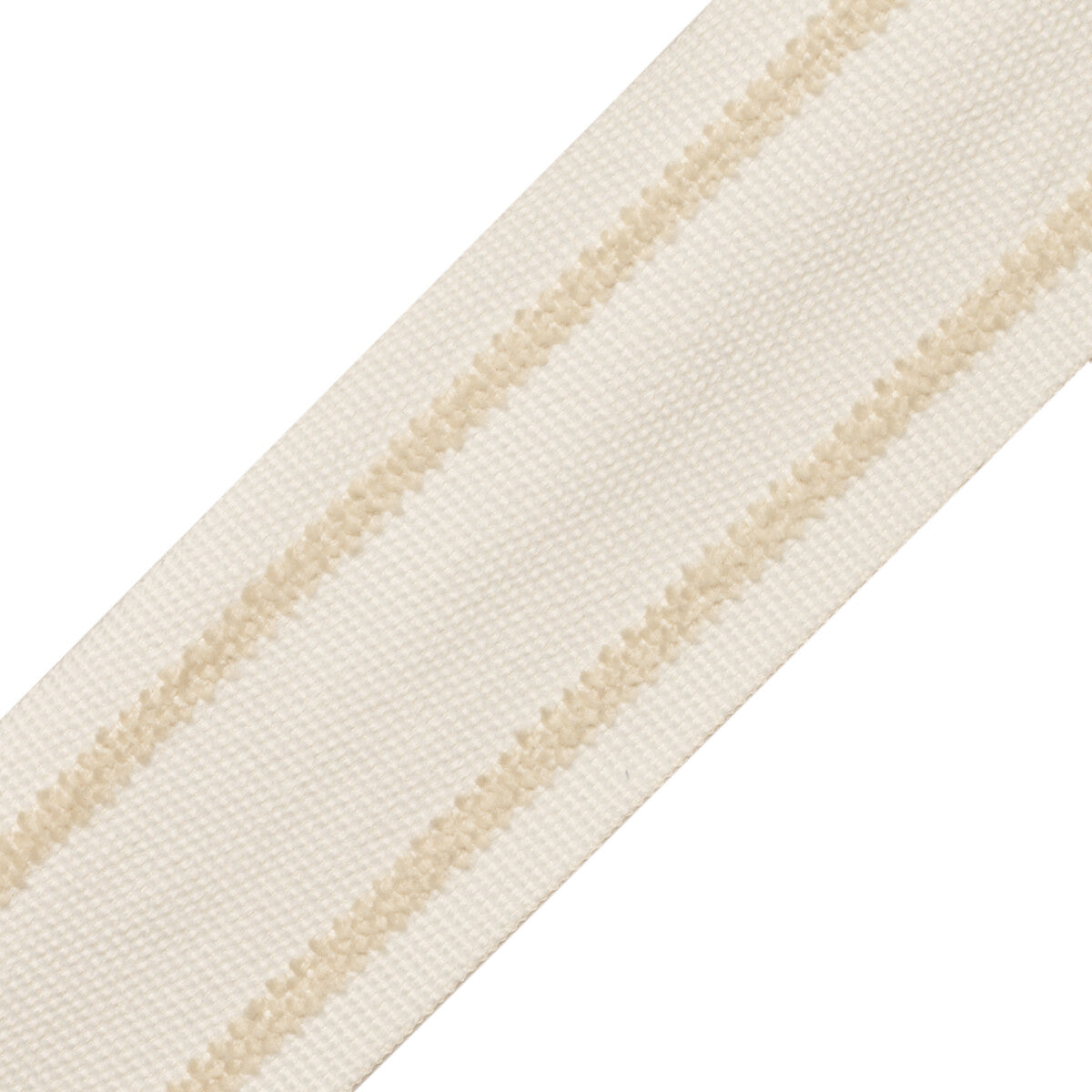 Nantucket Strie Border Trim by Samuel & Sons in Creme