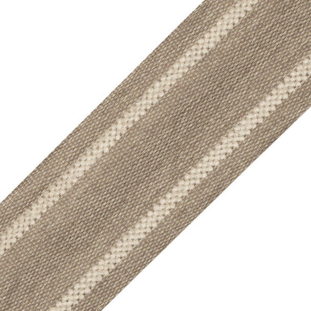 Nantucket Strie Border Trim by Samuel & Sons in Linen