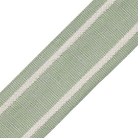 Nantucket Strie Border Trim by Samuel & Sons in Seafoam