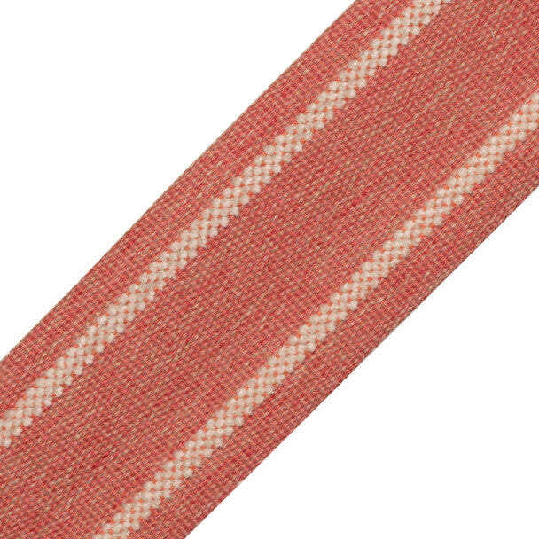 Nantucket Strie Border Trim by Samuel & Sons in Rhubarb