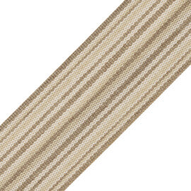 Newport Striped Border Trim by Samuel & Sons in Beech