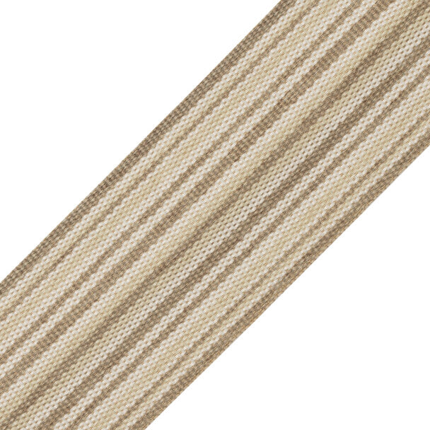 Newport Striped Border Trim by Samuel & Sons in Beech
