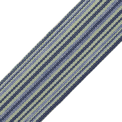Newport Striped Border Trim by Samuel & Sons in Pacific