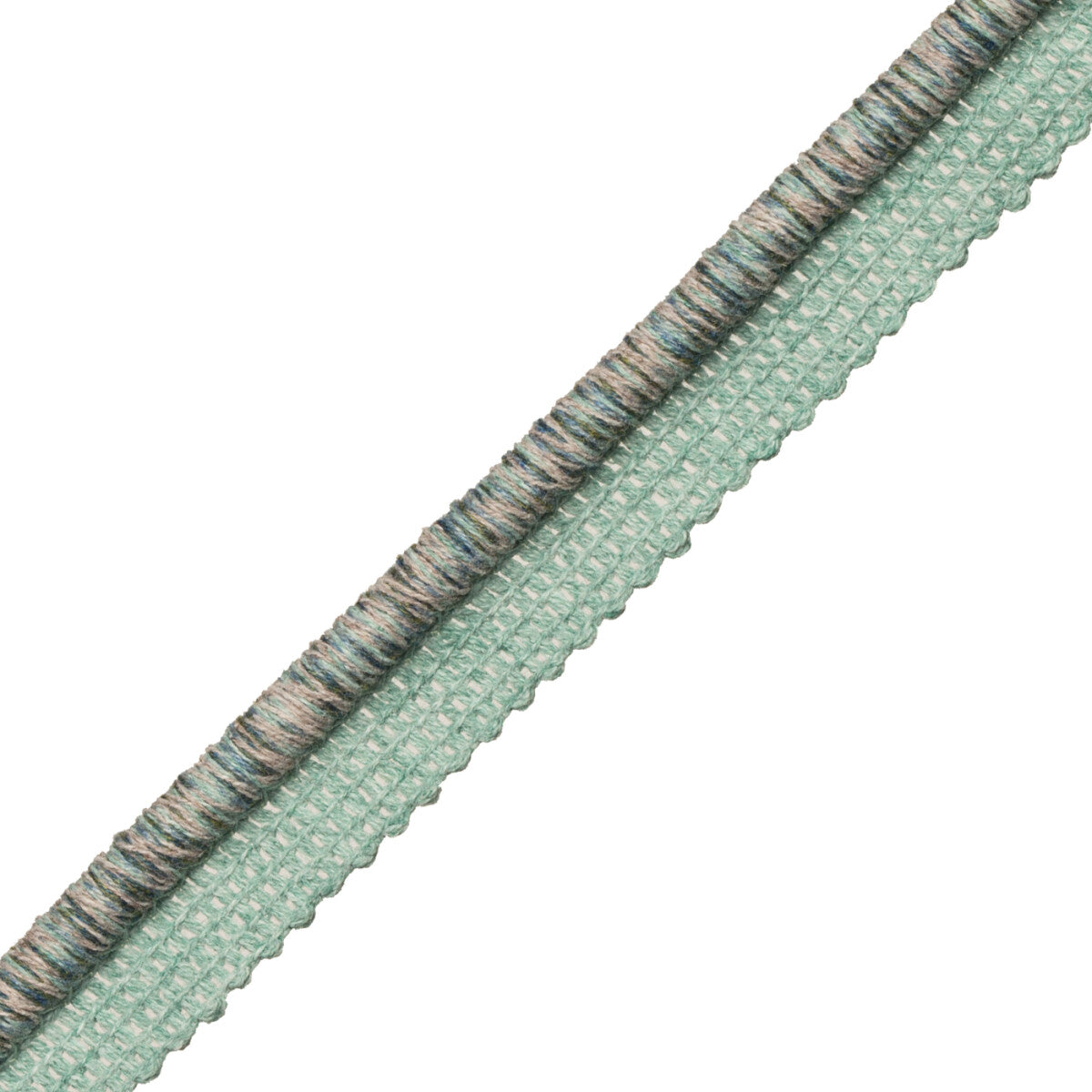 San Marino Cord With Tape Trim by Samuel & Sons in Tidepool