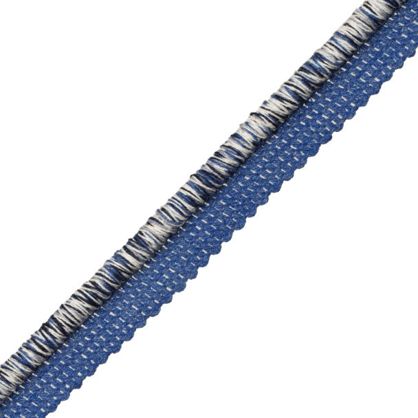 San Marino Cord With Tape Trim by Samuel & Sons in Blue Jay
