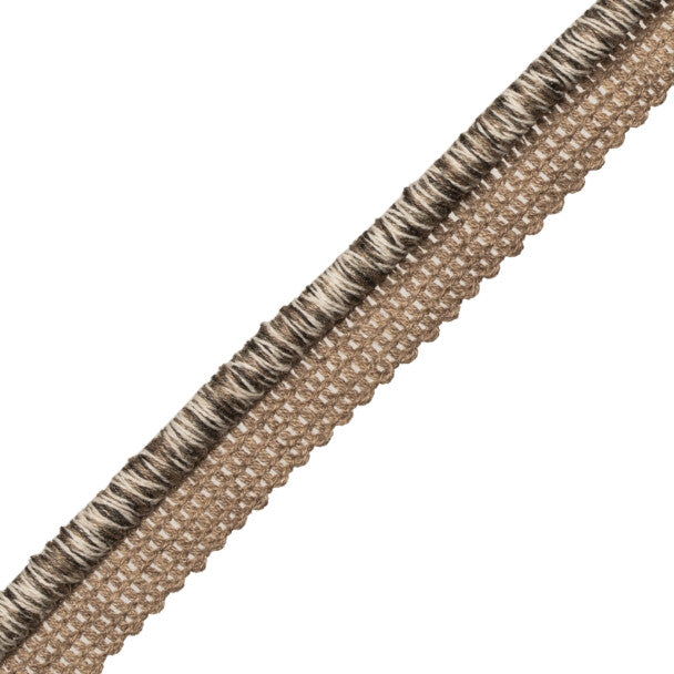 San Marino Cord With Tape Trim by Samuel & Sons in Bronco