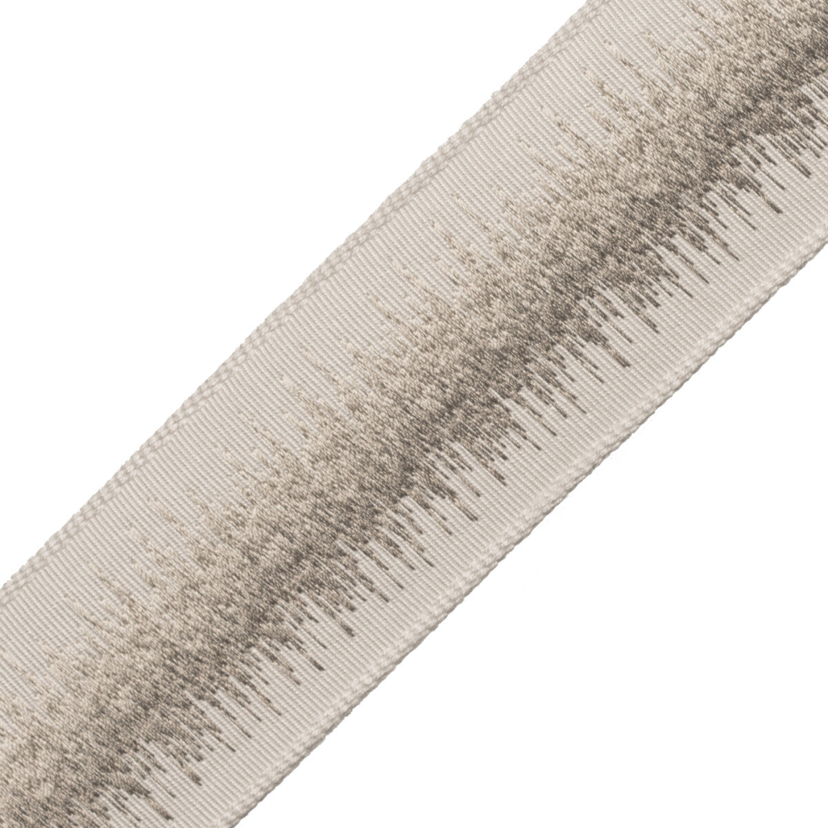 Tenga Embroidered Border Trim by Samuel & Sons in Rice Paper