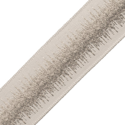 Tenga Embroidered Border Trim by Samuel & Sons in Rice Paper