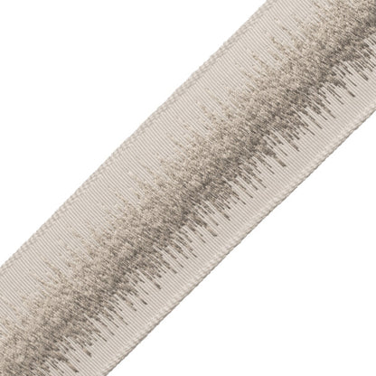 Tenga Embroidered Border Trim by Samuel & Sons in Rice Paper