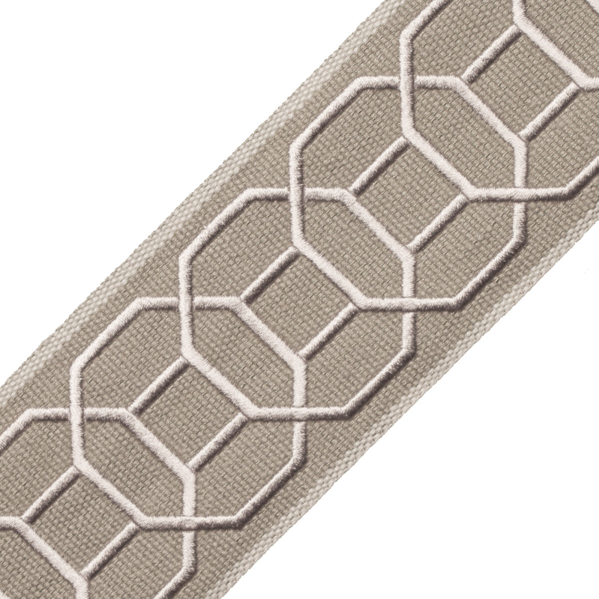 Sakiori Embroidered Border Trim by Samuel & Sons in Mist