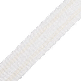 Callen Striped Border Trim by Samuel & Sons in Vanilla