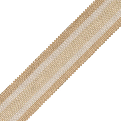 Callen Striped Border Trim by Samuel & Sons in Chamois
