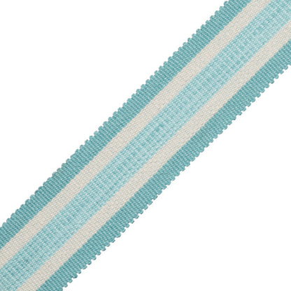 Callen Striped Border Trim by Samuel & Sons in Turk