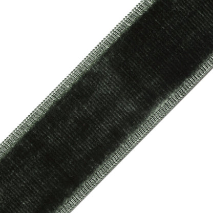 Sloane Velvet Border Trim by Samuel & Sons in Juniper