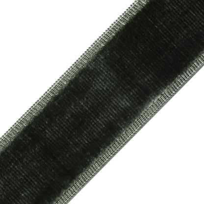 Sloane Velvet Border Trim by Samuel & Sons in Juniper